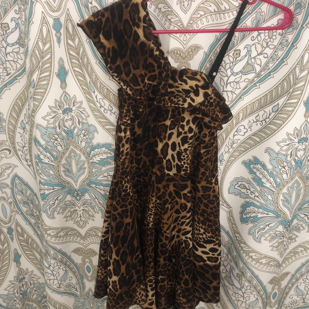 Leopard print dress